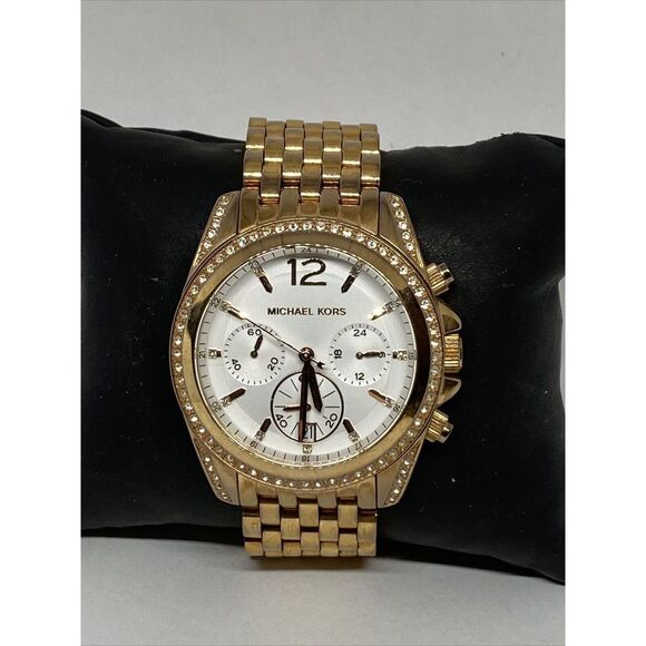 Michael Kors Pressley MK5836 Women Stainless Steel Analog Dial Wrist Watch UC486 - Picture 1 of 12